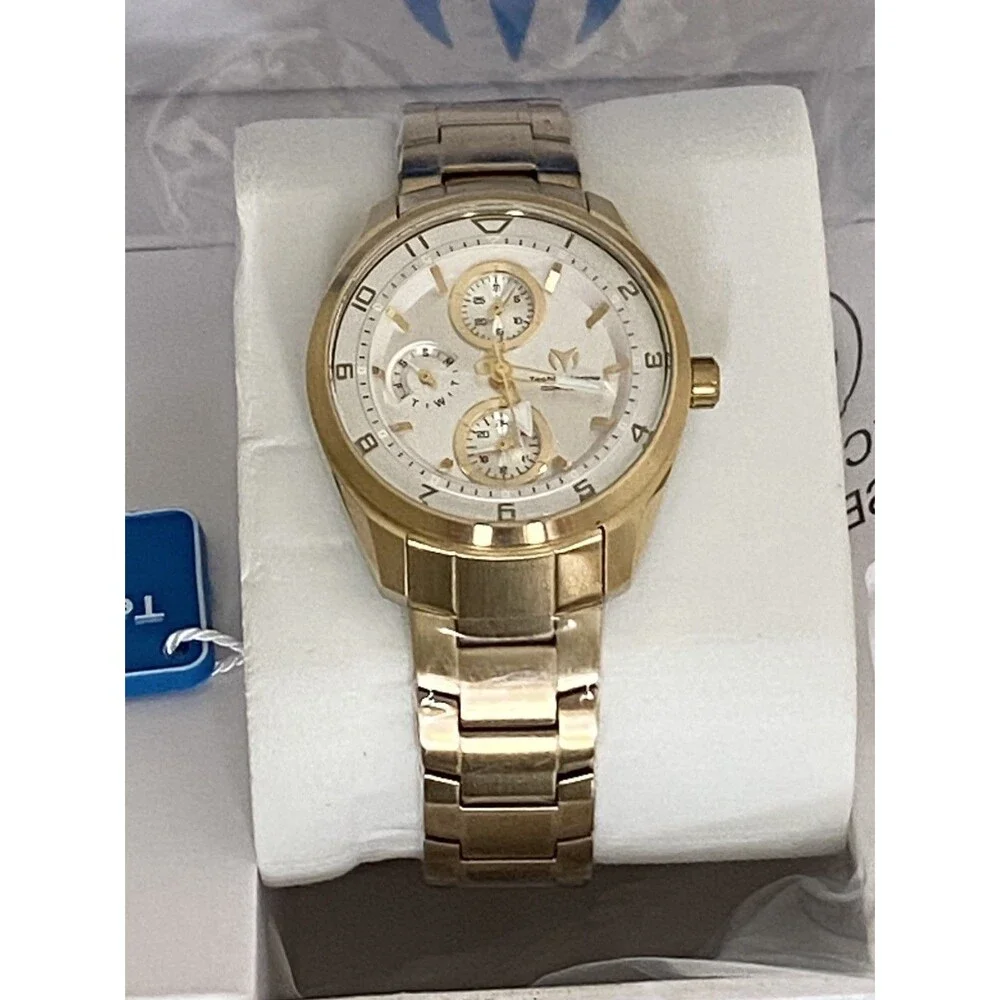 TechnoMarine Ocean Quantum Women's Invicta Watch 36mm Goldtone TM-318110  Lady’s